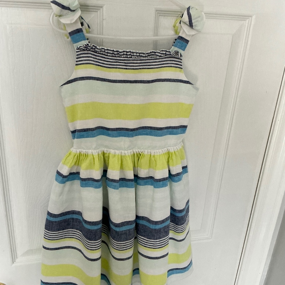Gymboree Size 8 Girls Linen and Cotton Summer Dress